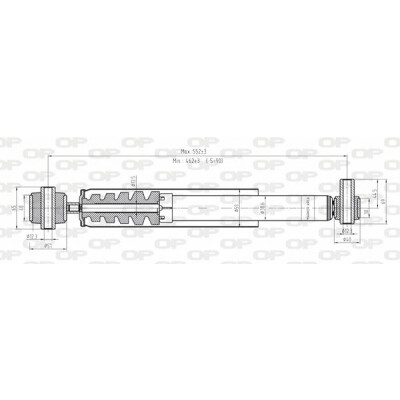 Ammortizzatore OPEN PARTS SAB8081.32