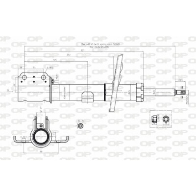 Ammortizzatore OPEN PARTS SAB8090.31