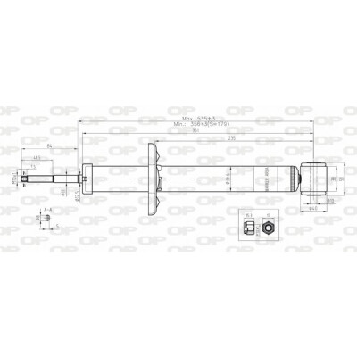 Ammortizzatore OPEN PARTS SAB8091.32