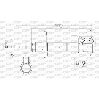 Ammortizzatore OPEN PARTS SAB8099.11