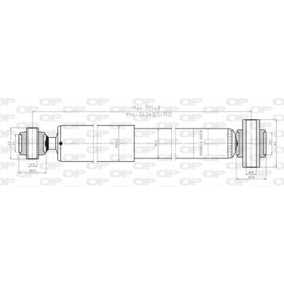 Ammortizzatore OPEN PARTS SAB8132.32