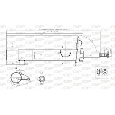 Ammortizzatore OPEN PARTS SAB8138.31