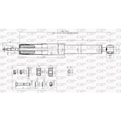 Ammortizzatore OPEN PARTS SAB8201.32