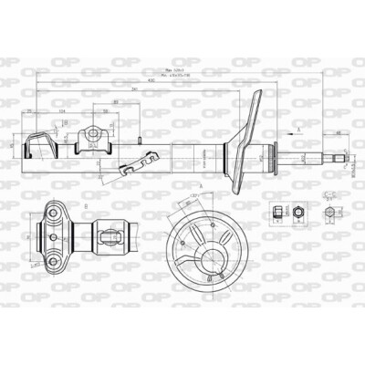 Ammortizzatore OPEN PARTS SAB8215.31