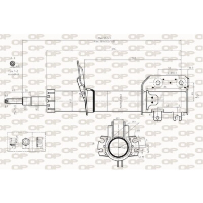 Ammortizzatore OPEN PARTS SAB8248.31