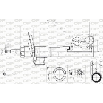Ammortizzatore OPEN PARTS SAB8251.31