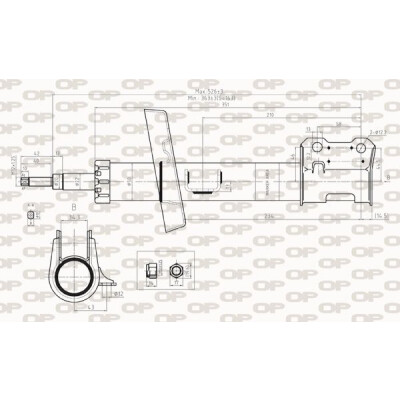 Ammortizzatore OPEN PARTS SAB8269.31