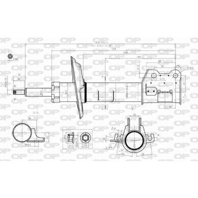 Ammortizzatore OPEN PARTS SAB8299.31
