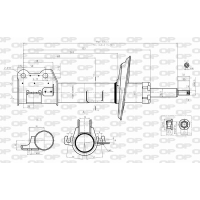Ammortizzatore OPEN PARTS SAB8300.31