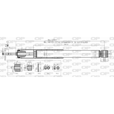Ammortizzatore OPEN PARTS SAB8319.32