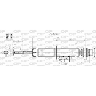 Ammortizzatore OPEN PARTS SAB8372.32