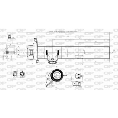 Ammortizzatore OPEN PARTS SAB8397.31