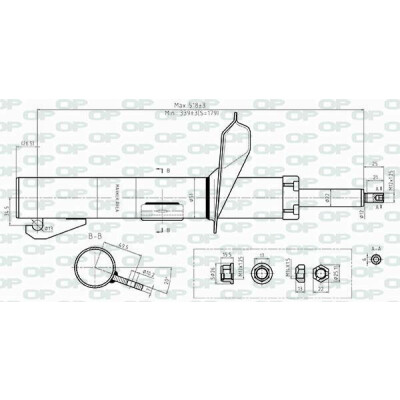 Ammortizzatore OPEN PARTS SAB8403.31