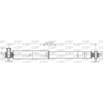 Ammortizzatore OPEN PARTS SAB8424.32