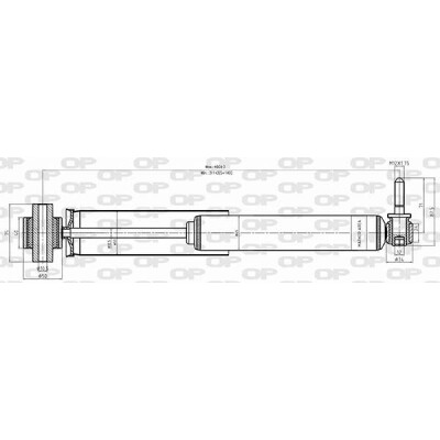 Ammortizzatore OPEN PARTS SAB8429.32