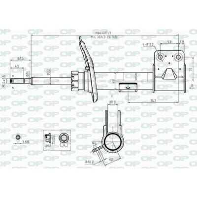 Ammortizzatore OPEN PARTS SAB8481.31