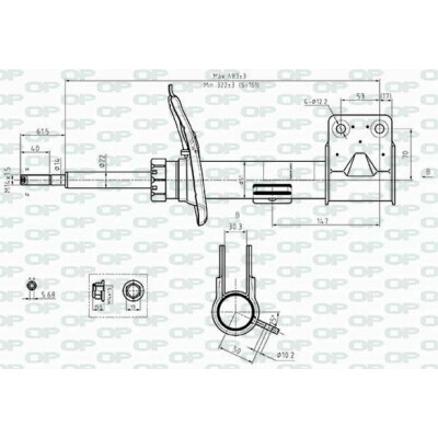 Ammortizzatore OPEN PARTS SAB8482.31