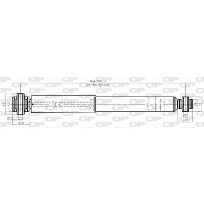 Ammortizzatore OPEN PARTS SAB8483.32