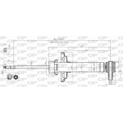Ammortizzatore OPEN PARTS SAB8499.32