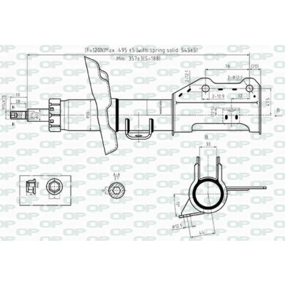 Ammortizzatore OPEN PARTS SAB8517.31