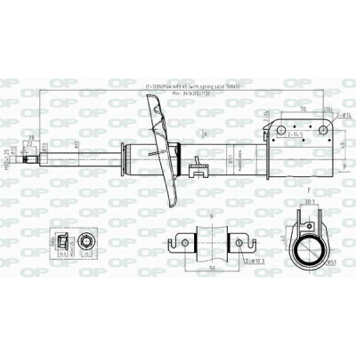 Ammortizzatore OPEN PARTS SAB8522.31