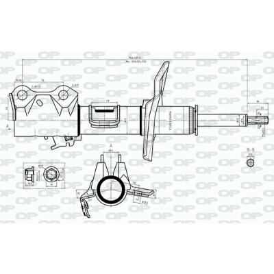 Ammortizzatore OPEN PARTS SAB8558.31