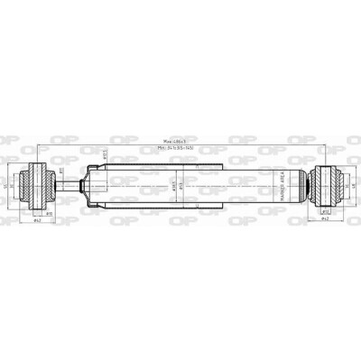 Ammortizzatore OPEN PARTS SAB8566.32