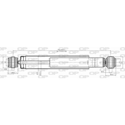 Ammortizzatore OPEN PARTS SAB8569.32