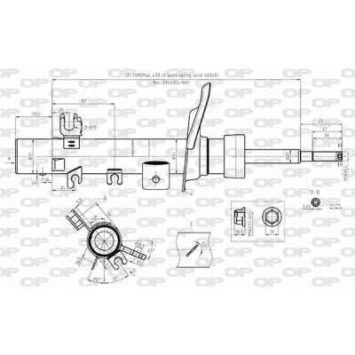Ammortizzatore OPEN PARTS SAB8570.31