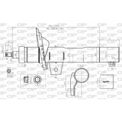 Ammortizzatore OPEN PARTS SAB8589.31