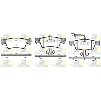 Set pastiglie freno Roadhouse 21187.01