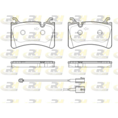Set pastiglie freno ROADHOUSE 21817.02