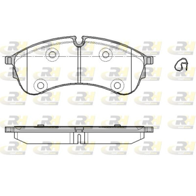 ROADHOUSE 21847.00 Set pastiglie freno