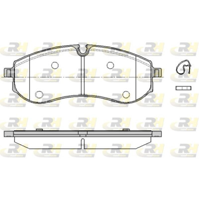 ROADHOUSE 21856.00 Set pastiglie freno