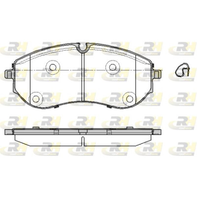ROADHOUSE 21857.00 Set pastiglie freno
