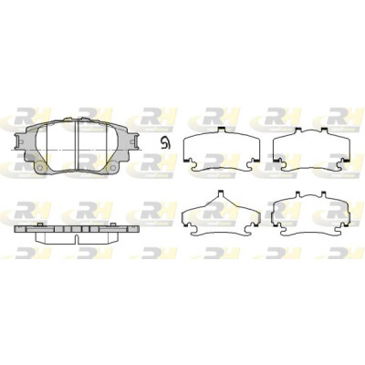 ROADHOUSE 21871.00 Set pastiglie freno