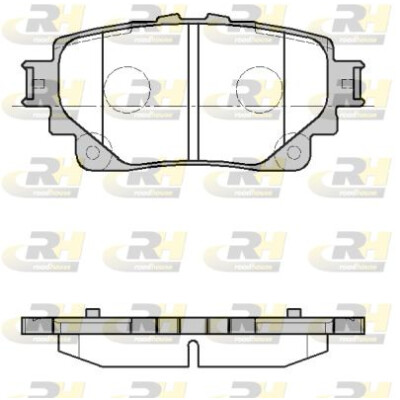 ROADHOUSE 21872.00 Set pastiglie freno