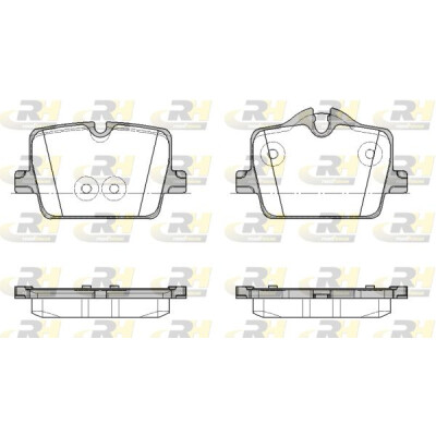 ROADHOUSE 21874.00 Set pastiglie freno