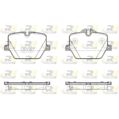 ROADHOUSE 21875.00 Set pastiglie freno