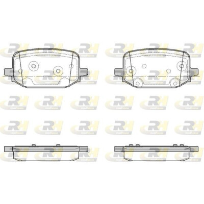 ROADHOUSE 21934.00 Set pastiglie freno