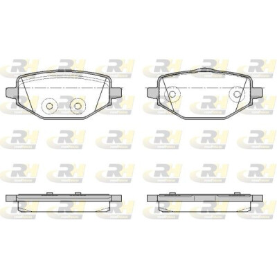 ROADHOUSE 21946.00 Set pastiglie freno