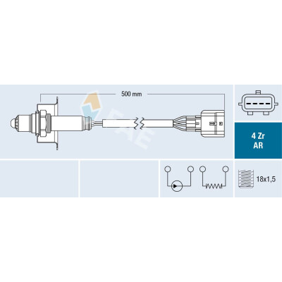 Sonda Lambda FAE 75646
