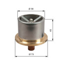 Termostato, refrigerante GATES TH51386