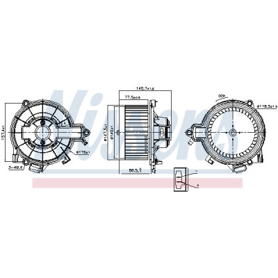 Ventilatore abitacolo