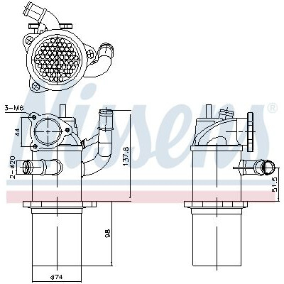 Radiatore, Ricircolo gas scarico