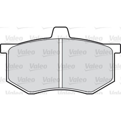 Kit pastiglie freno, Freno a disco VALEO 598089