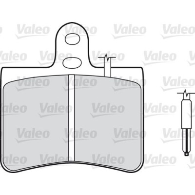Kit pastiglie freno, Freno a disco VALEO 598145