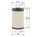 Filtro carburante BOSCH 1 457 431 326