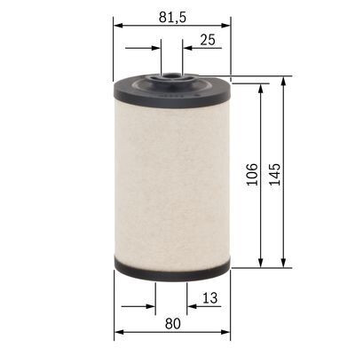 Filtro carburante BOSCH 1 457 431 326