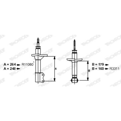 Ammortizzatore MONROE R11060